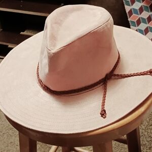 Ladies Pink Western Cowgirl Hat OS